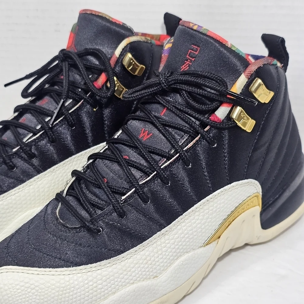 Air Jordan 12 Retro CNY GS Chinese New Year BQ6497 006 Youth Size 6.5 Y